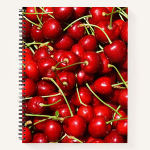 Cherry Cherries Red Notebook