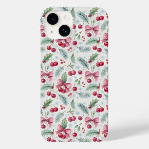 Cherry Christmas Case-Mate iPhone 14 Case