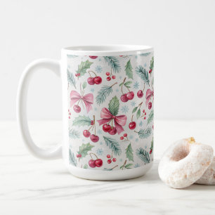 Cherry Christmas Coffee Mug