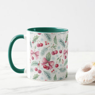 Cherry Christmas Mug