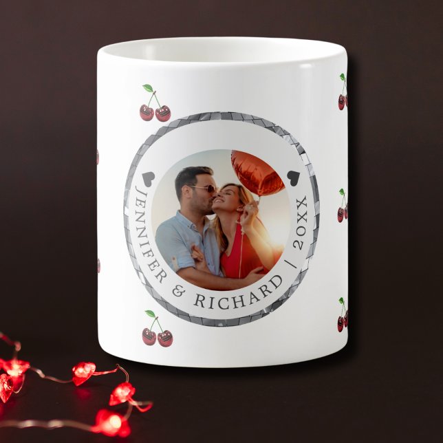 Cherry Coded Valentine's Day Custom Mug (Cherry Coded Valentine's Day Custom Mug)