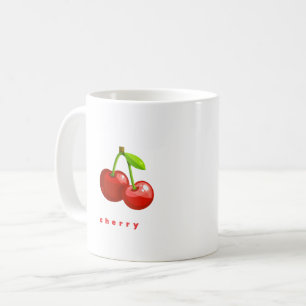 cherry coffee mug