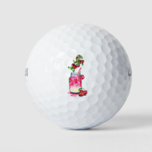 Cherry Cool Drink Fruits Golf Balls