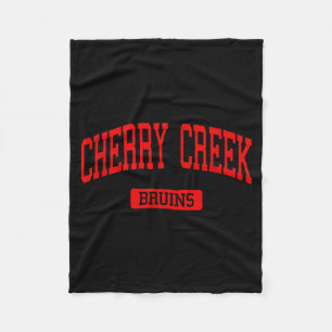 Cherry Creek High School Hs Design Fleece Blanket