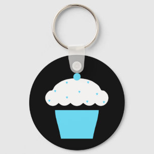 cherry cupcake keychain