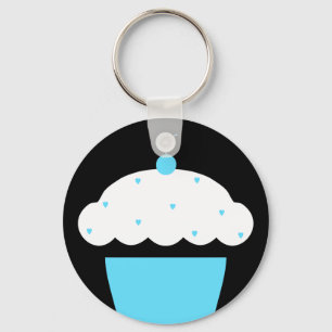 cherry cupcake keychain
