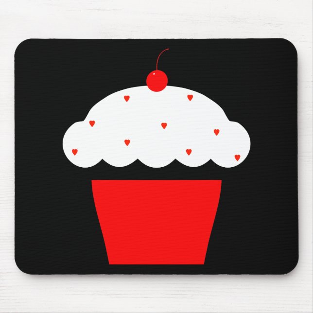 cherry cupcake mouse pad (Front)