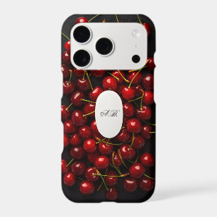 Cherry Field Name Tag iPhone Case Add Your Name