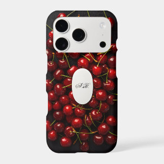 Cherry Field Name Tag iPhone Case | Add Your Name