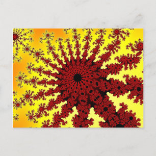Cherry Firework Burst Postcards