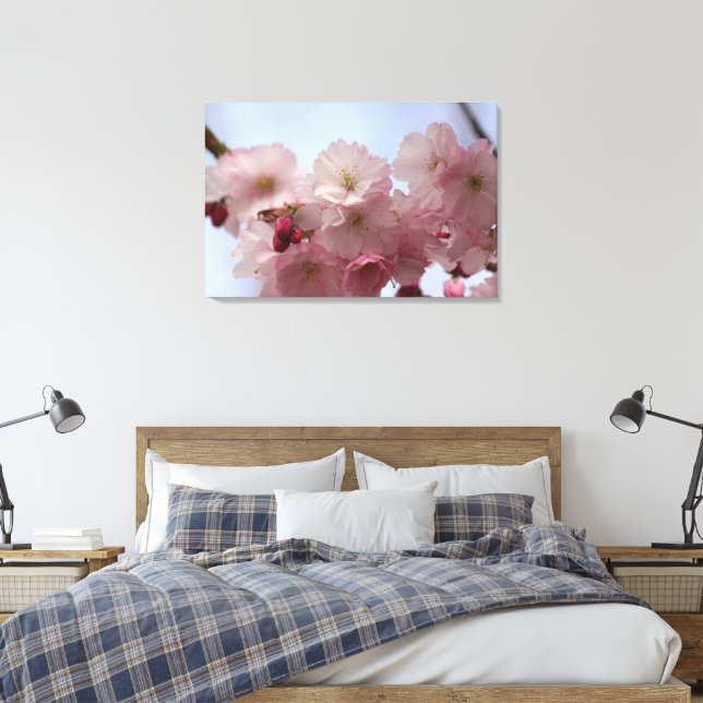 Cherry flowers — Canvas (Insitu(Bedroom))