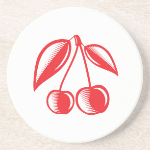 Cherry Fruit Coasters