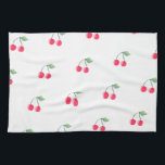 Cherry Fruit Pattern Modern Lovely Cute Pink Kitchen Towel<br><div class="desc">Cherry Fruit Pattern Modern Lovely Cute Pink</div>