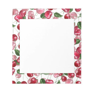 Cherry Fruit pattern Notepad