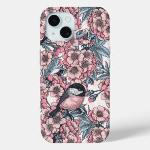 Cherry garden iPhone 15 case