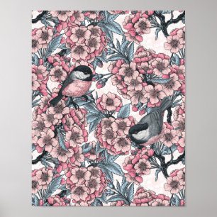 Cherry garden poster