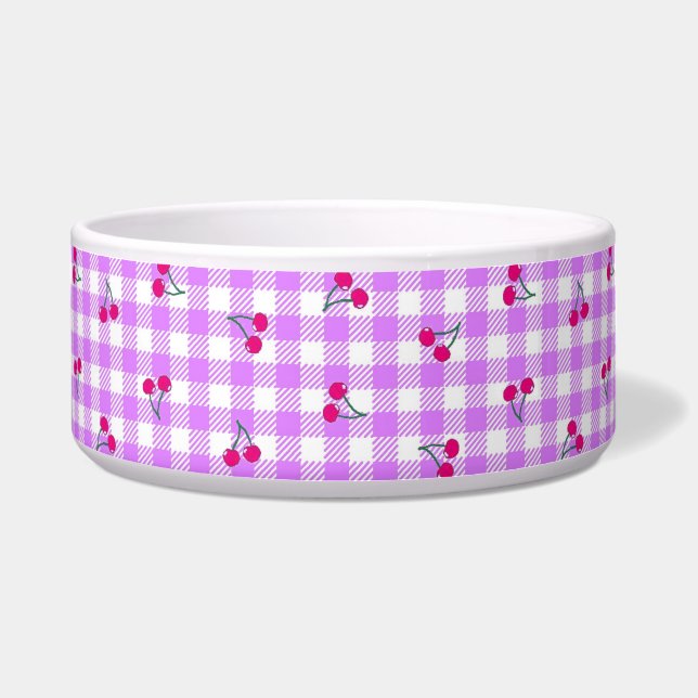 cherry gingham check pink (Front)