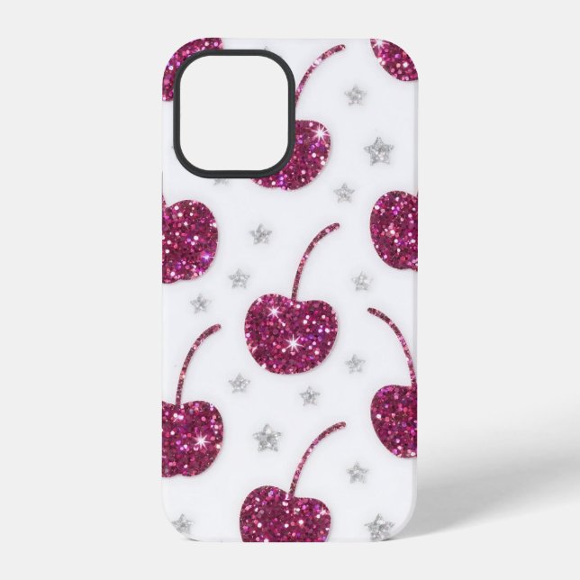 Cherry Glamour Y2K Aesthetic iPhone Case (Back)