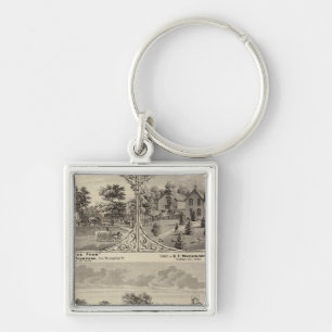 Cherry Grove, Hillside Farm Keychain