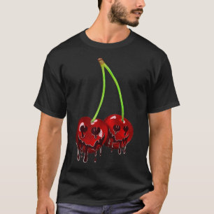 Cherry Halloween Rockabilly Retro Vintage Design S T-Shirt