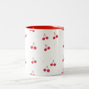 Cherry Hearts School for Girls Two-Tone Coffee Mug