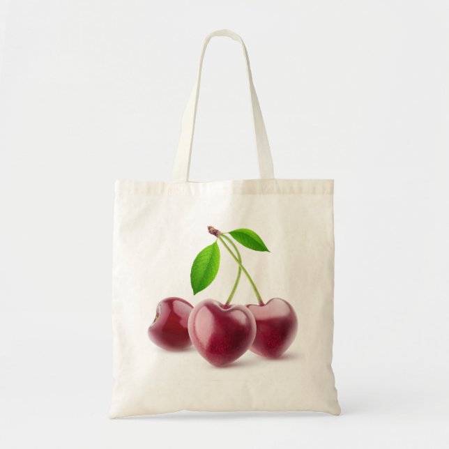 Cherry hearts tote bag (Front)