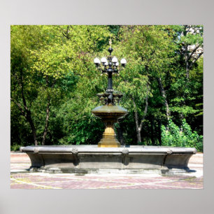 Cherry Hill Fountain Poster