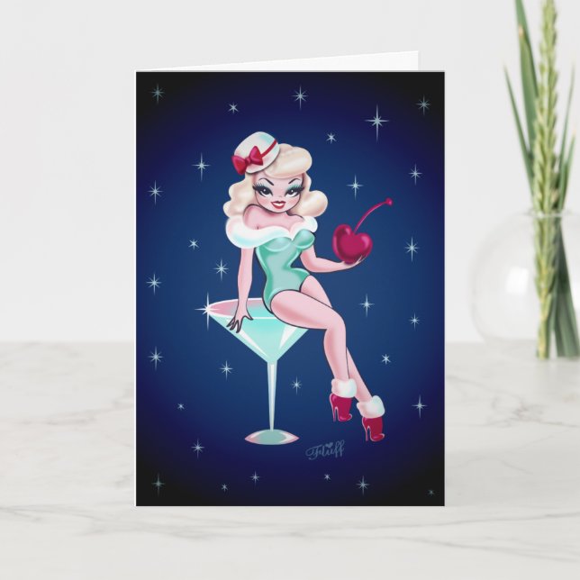Cherry Holiday Martini Girl (Front)