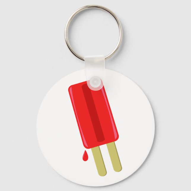 CHERRY ICE POP keychain (Front)
