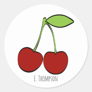 Cherry Illustration Sticker