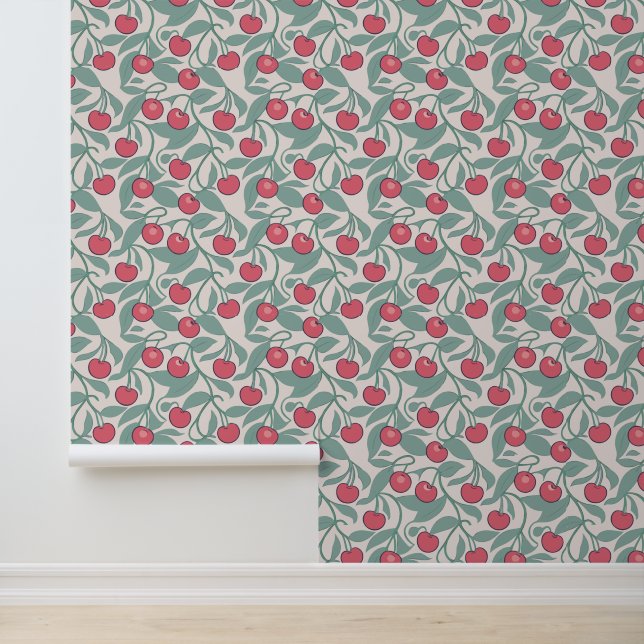 Cherry Illustration Wallpaper (Application)