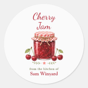 Cherry Jam From the Kitchen Of Label