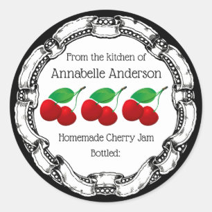 Cherry Jam Label Personalize