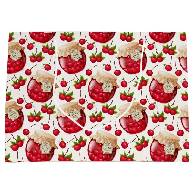 Cherry Jam  Large Gift Bag (Front)
