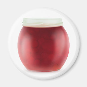 Cherry jam magnet