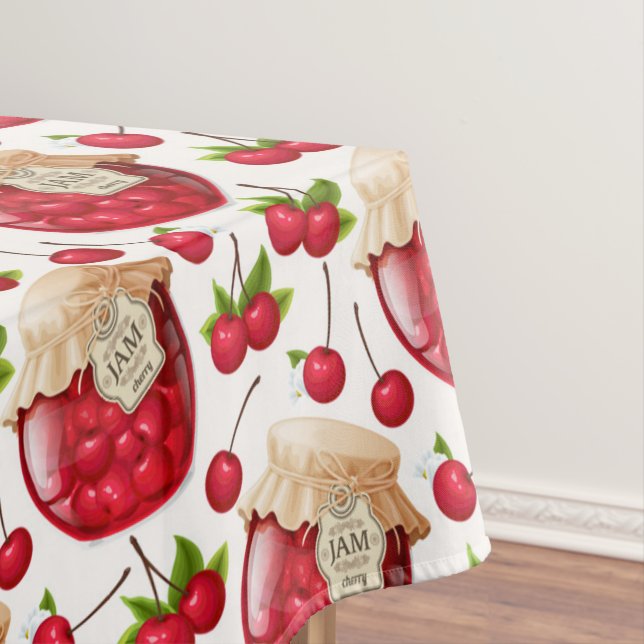 Cherry Jam Tablecloth (In Situ)