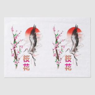 Cherry Japan Pastel Sakura Tissue Paper