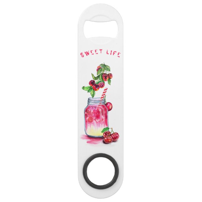 Cherry Juice Cool Drink Party Bar Key (Front)
