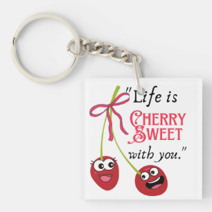 CHERRY KEYCHAIN