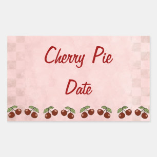 Cherry Kitchen Lables Sticker