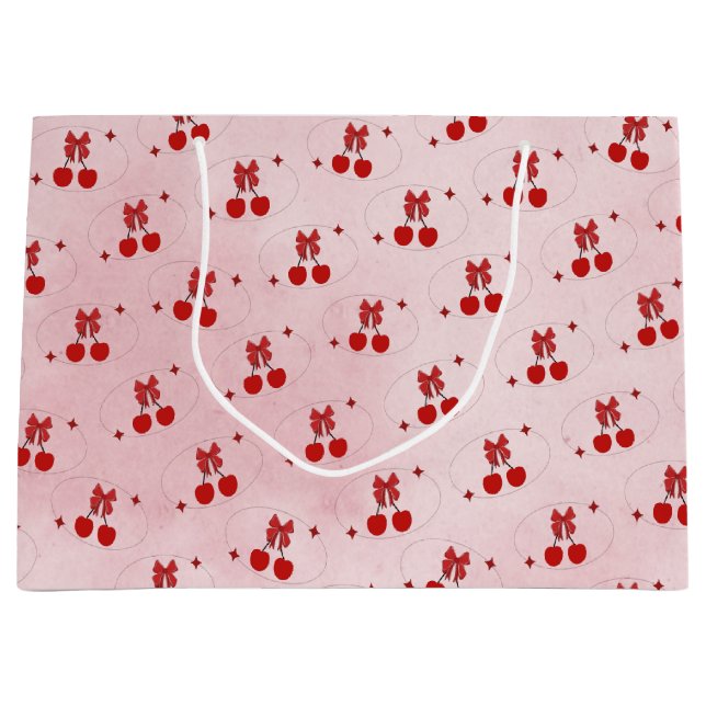 Cherry Large Gift Bag (Front)