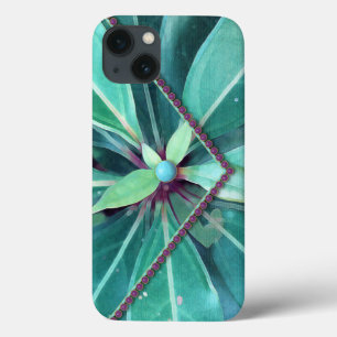 Cherry Leaves Clutch iPhone 13 Case