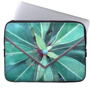 Cherry Leaves Clutch Laptop Sleeve