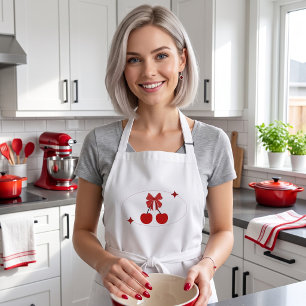 Cherry Long Apron