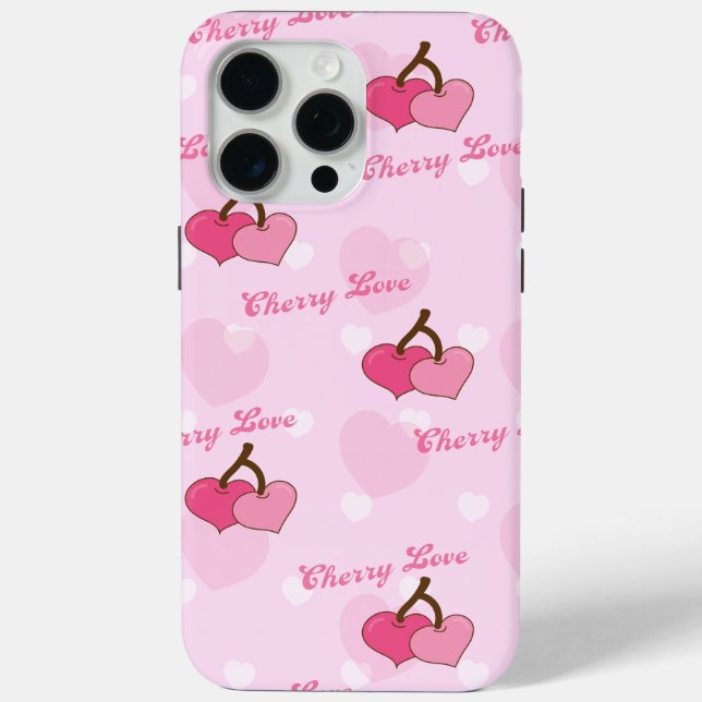 Cherry Love coque iphone (Verso)