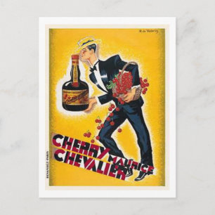 Cherry Maurice Chevalier Postcard