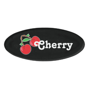 Cherry Name Tag