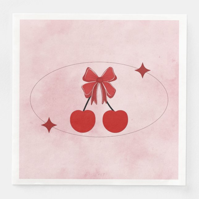 Cherry Napkin (Front)