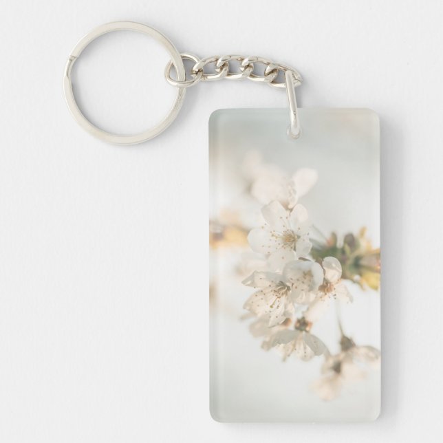 Cherry Nature Photo Keychain (Front)