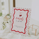 Cherry on Top | Cards & Gifts Bridal Shower  Pedestal Sign<br><div class="desc">Looking for a creative way to customize your bridal shower? Decorate with custom signage. These signs are completely customizable and can be altered to be Dessert Bar Signs, Bar Menu Signs, Favour Signs, Guestbook Signs, Reserved Signs, Hashtag Signs, Menu Posters, In Memory Of Signs and just about any type of...</div>
